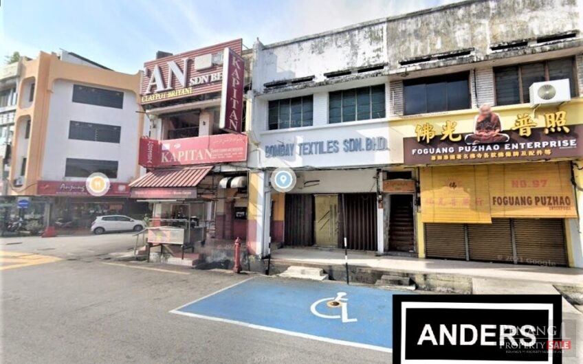 Two Storey Shop House Chulia Street Facing Main Road Georgetown UNESCO FOR RENT