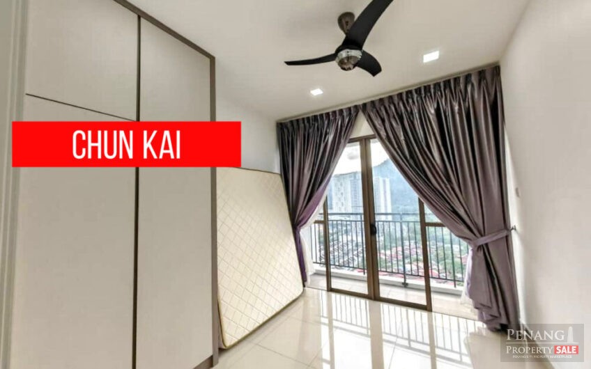 Skycube Residence @ Sungai Ara Partially Furnished For Rent