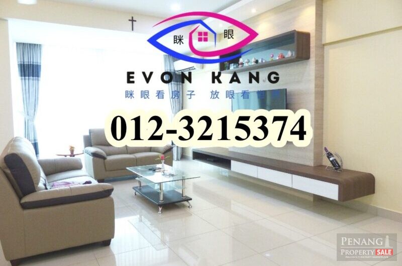 Summerton @ Bayan Lepas 1566SF Fully Furnished 2 Bedrooms 1 Study Room